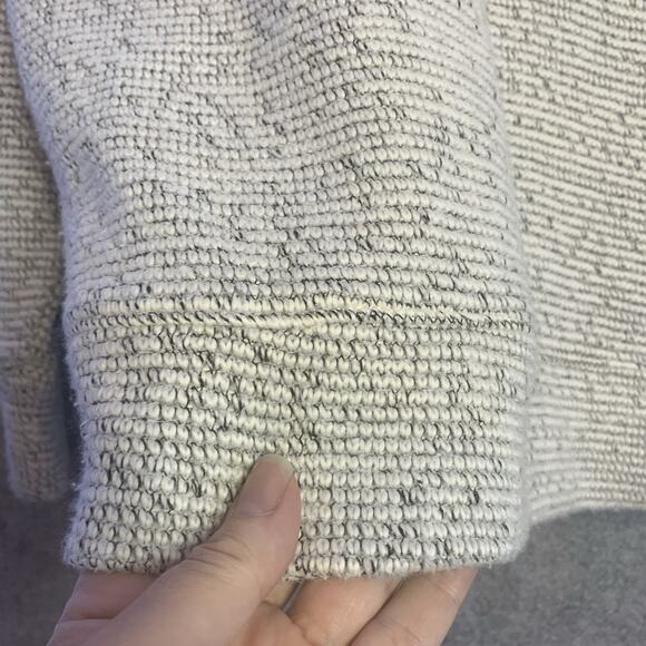 Lou & Grey for Loft Size Large Gray Marled Sweater Soft Knit Pullover - Picture 6 of 11